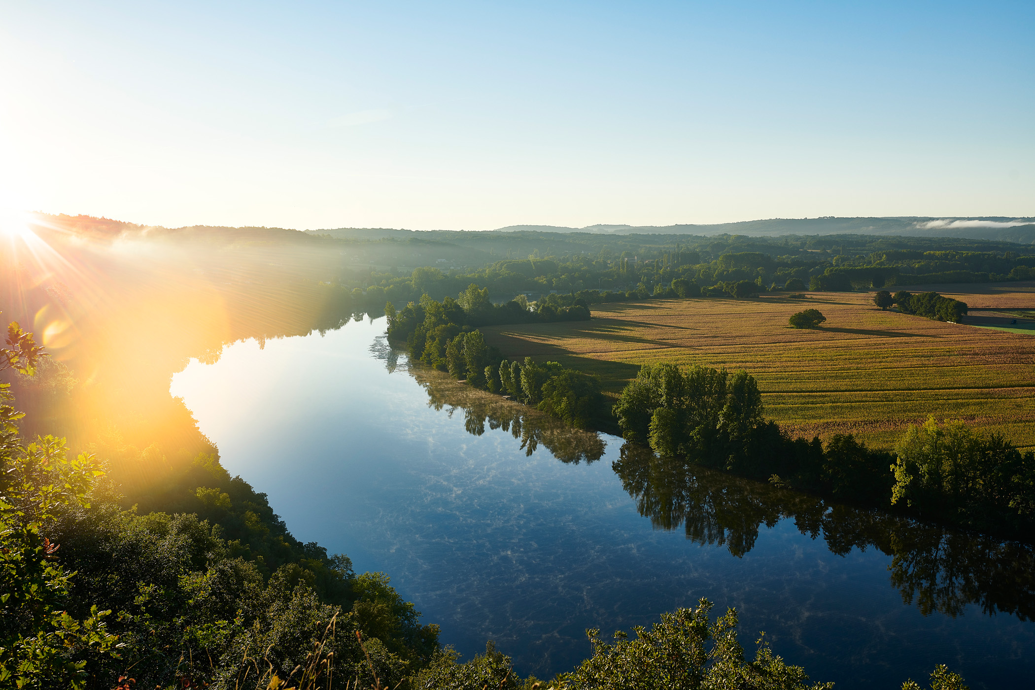 le cingle à tremolat pour le site de hotel La Métairie en dordogne