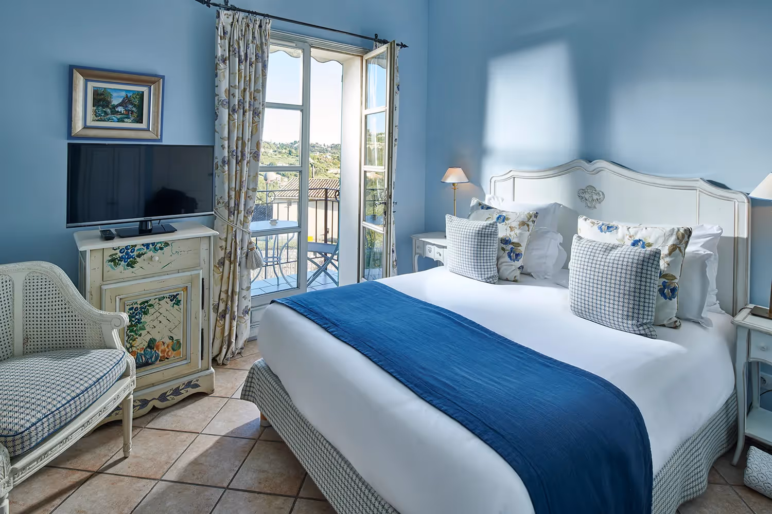 photo de la chambre double hotel la grande bastide st paul