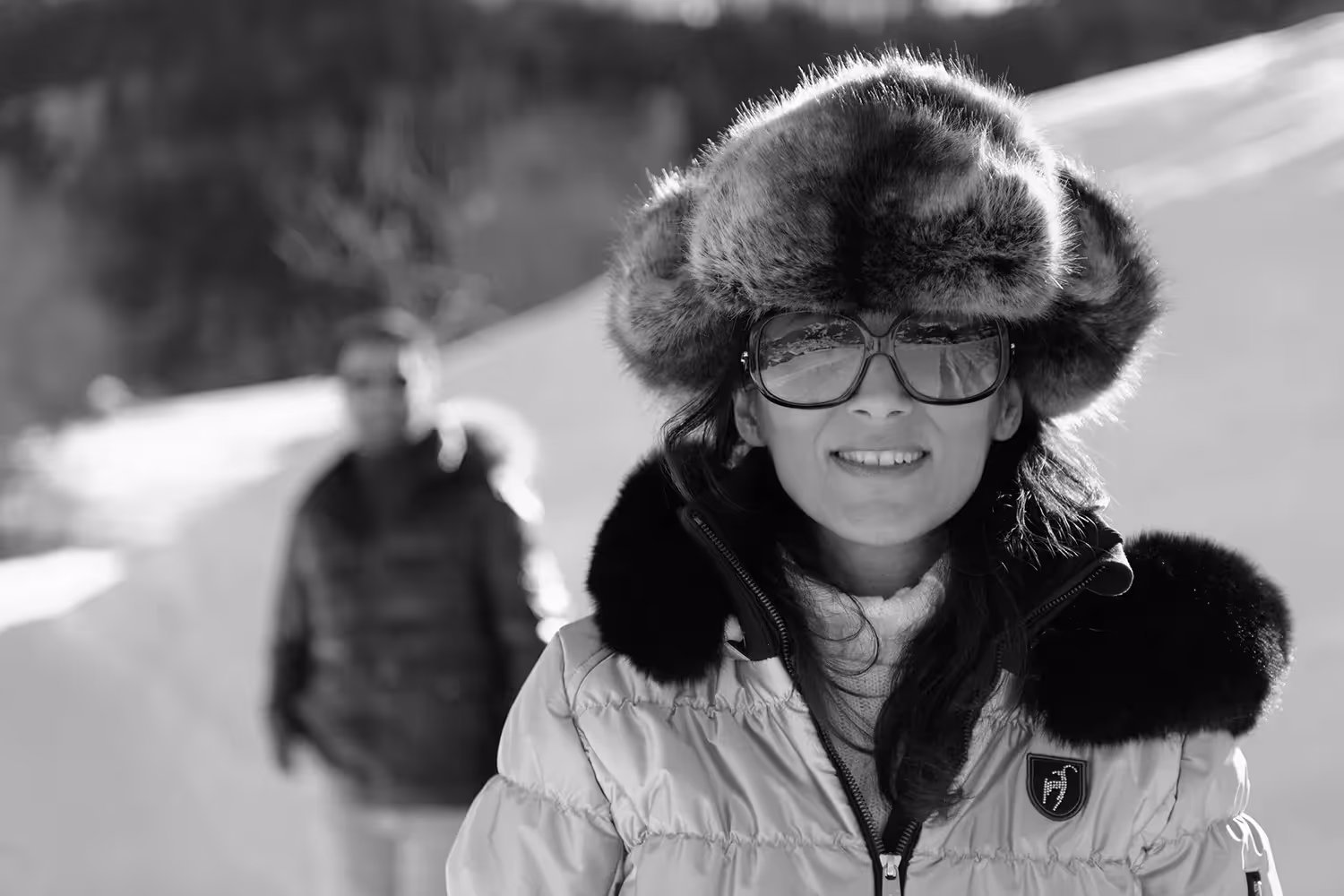 Shooting photo avec vue sur l'Eiger