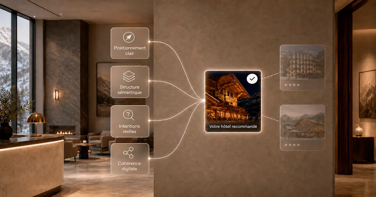 Sichtbarkeit von Hotels in den Antworten künstlicher Intelligenz