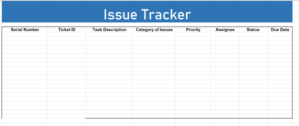 Ticketing system Issue Tracker