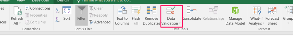 Ticketing system data validation