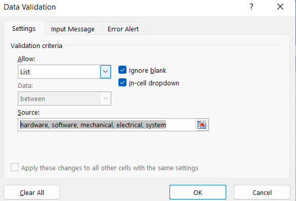 Ticketing system data validation 2