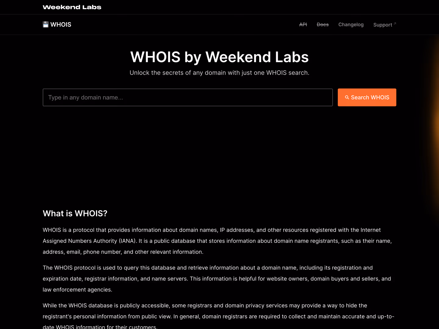 WHOIS