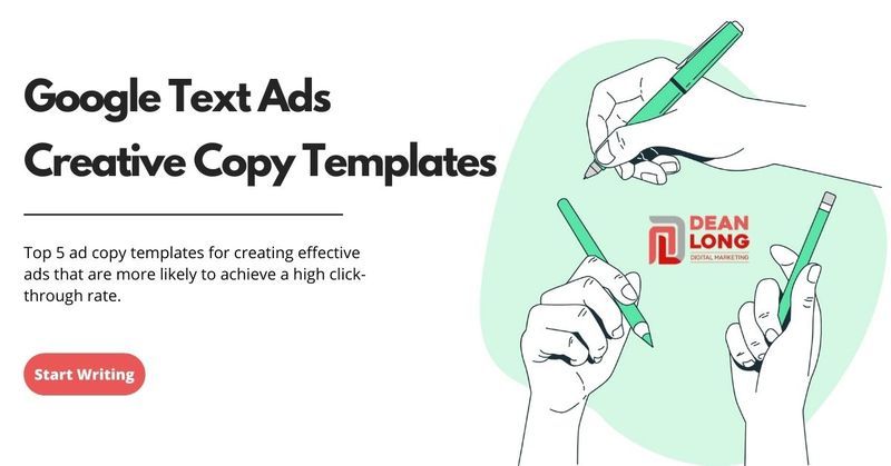 Best Practices for Google Text Ad Copies (With Creative Copy Templates ...