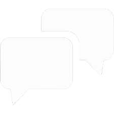2 overlay chat bubbles in white - contact DEANLONG.io via email social@deanlong.io