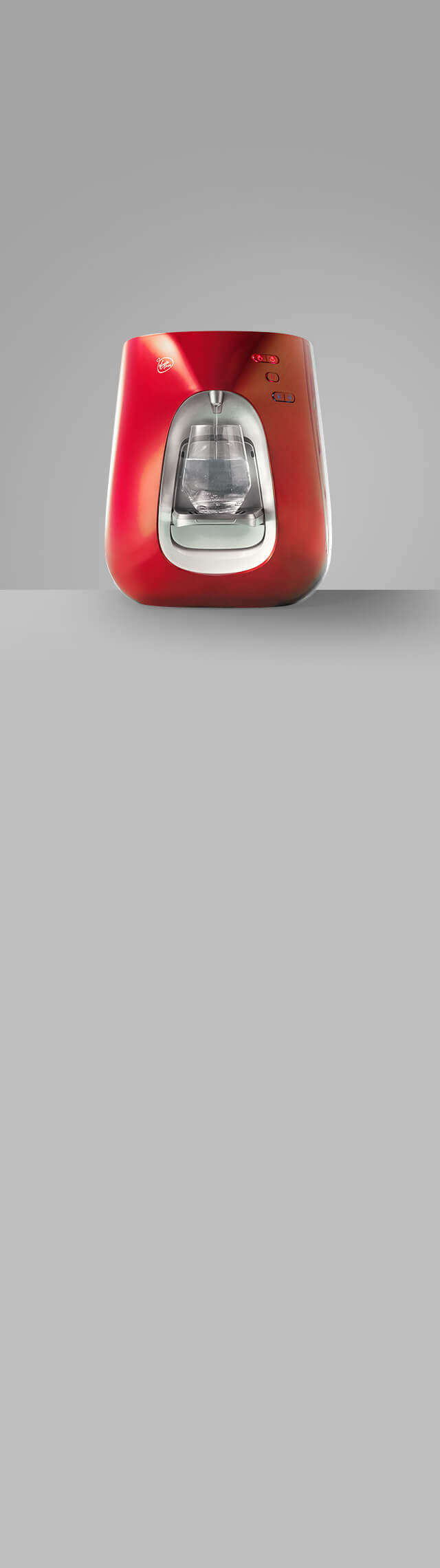 WaterBar image for Virgin Pure website by Sasha Hardway