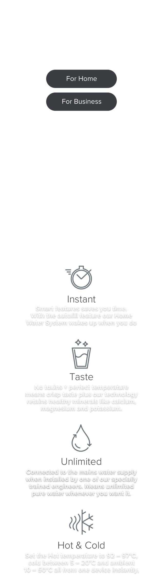 Virgin Pure features