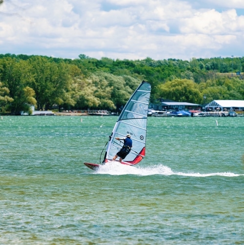 Windsurfing On Finger Lakes