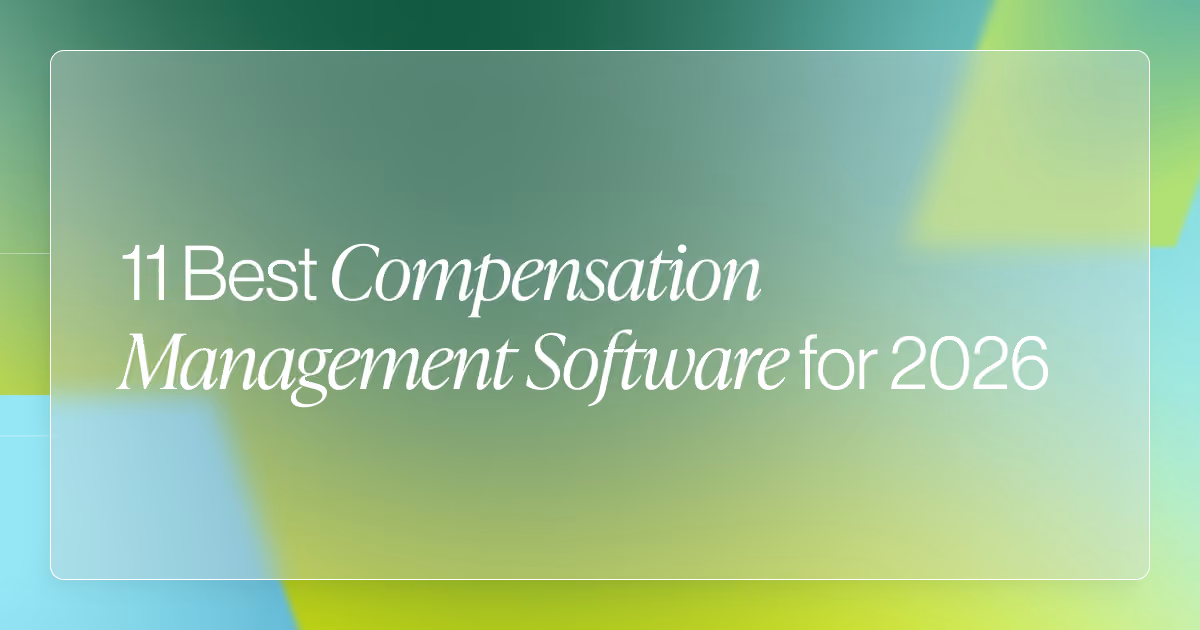 11 Best Compensation Management Software for 2026