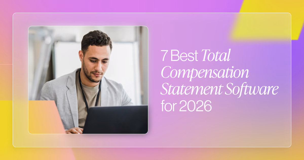7 Best Total Compensation Statement Software For 2026