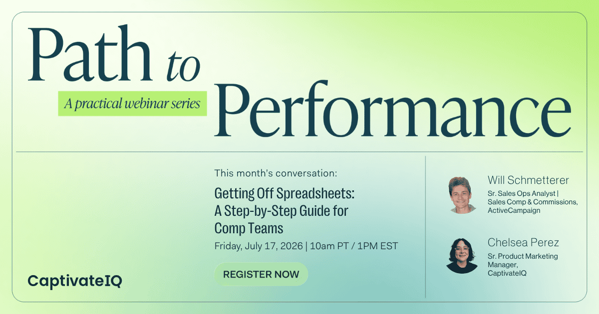 Getting Off Spreadsheets: A Step-by-Step Guide for Comp Teams