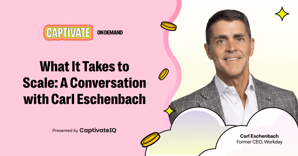 What It Takes to Scale: A Conversation with Carl Eschenbach