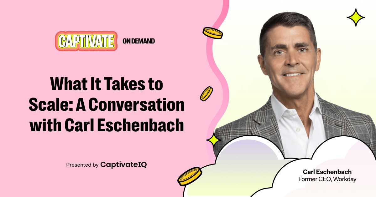 What It Takes to Scale: A Conversation with Carl Eschenbach