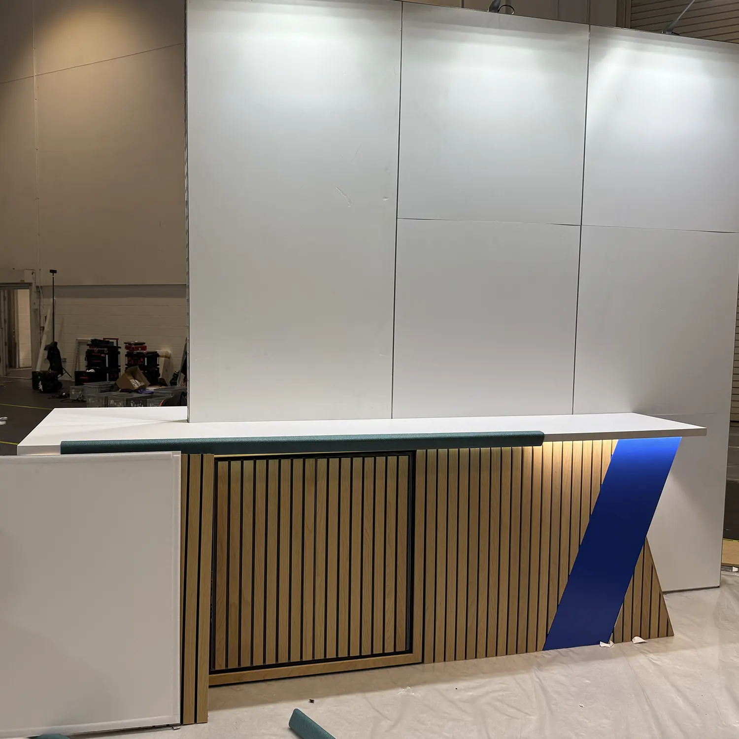 Large format printed graphics produced in-house for HP exhibition stand project by Impact Design and Print in Basingstoke
