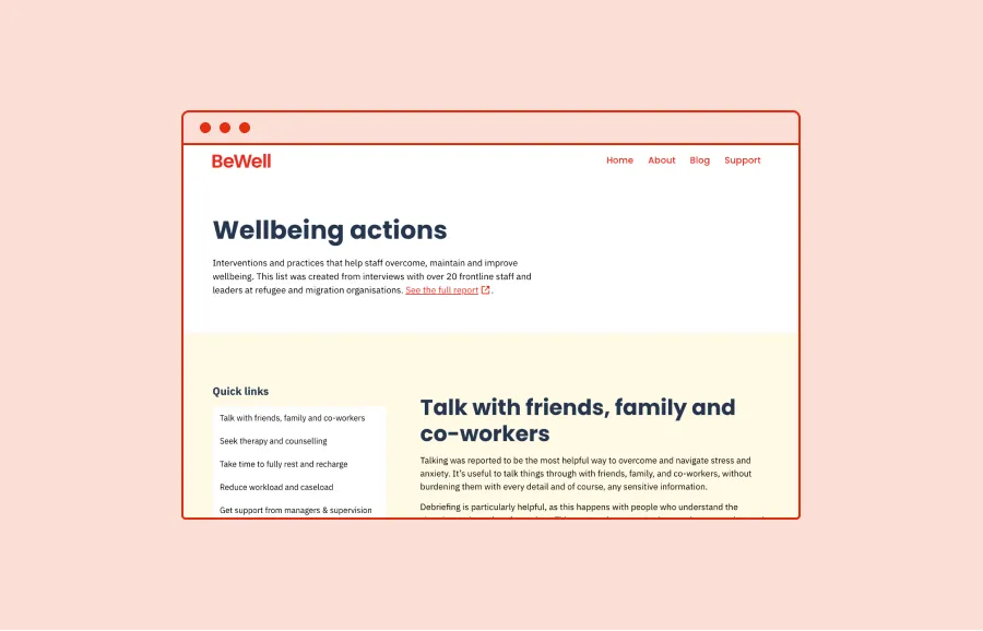 Screenshot of a toolkit actions resource