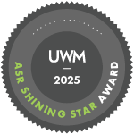 UWM 2025 ASR Shining Star award icon