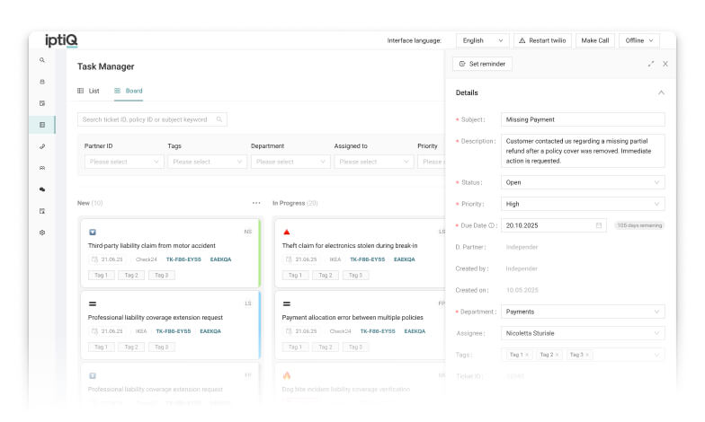 ecosystem map diagram displaying actors per country, levels and the communication channels and volume between them. 