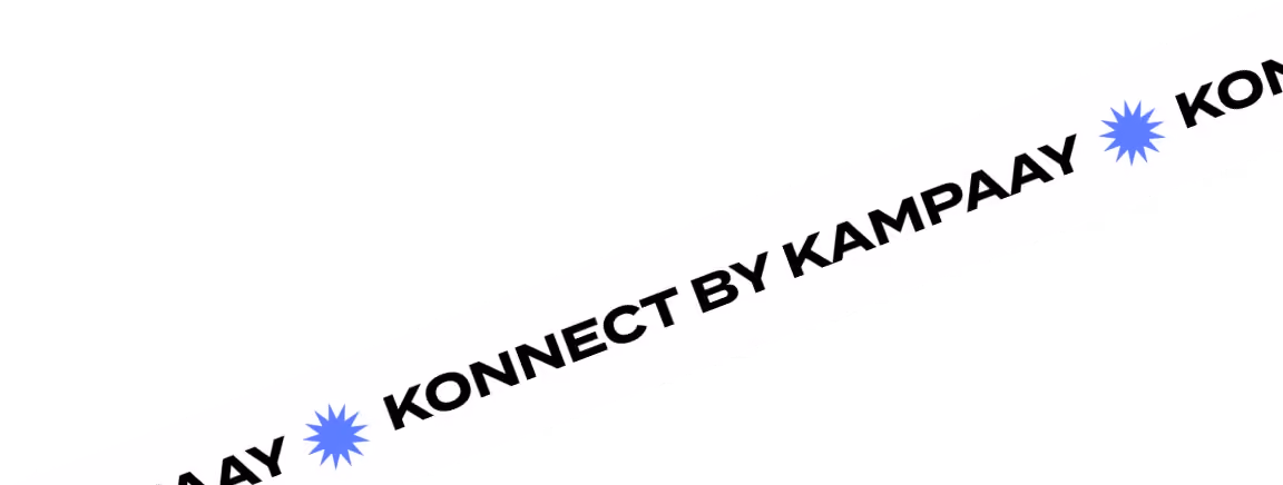 Konnect by Kamppay, badge off an event community