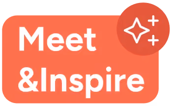 Logo meet and inspire
