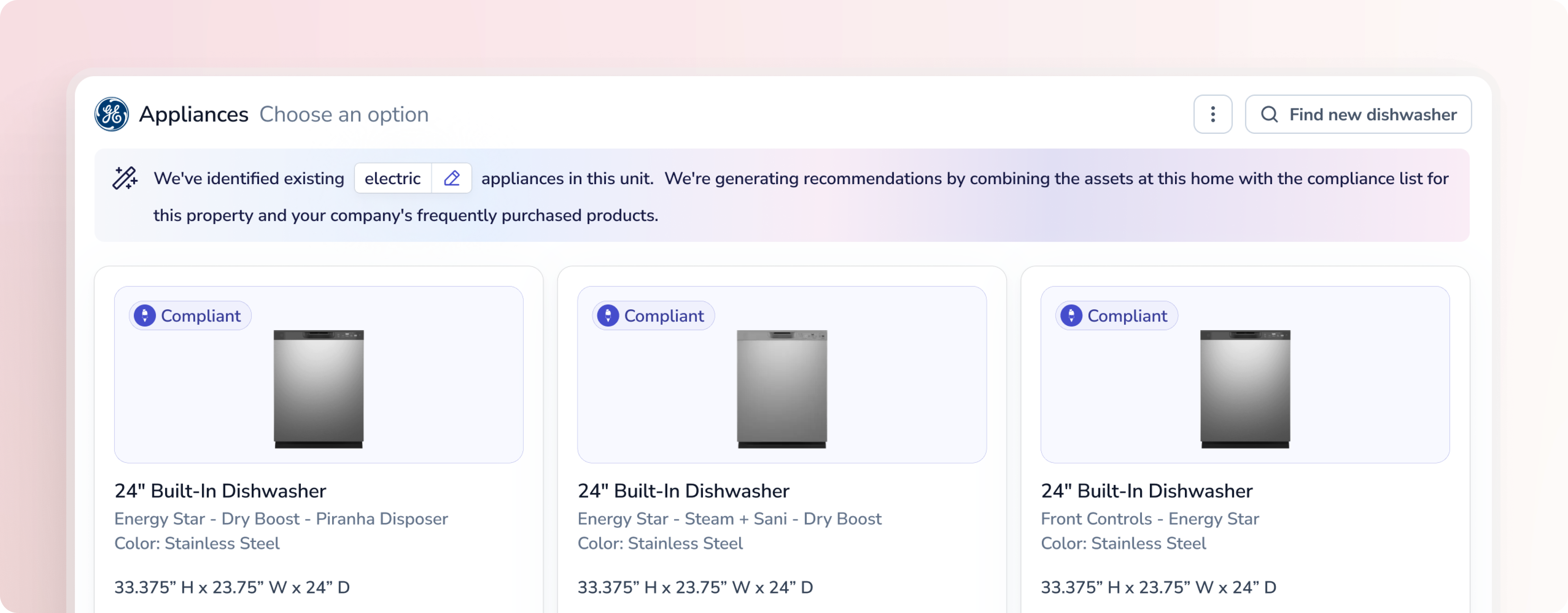White stylized icon of stacked documents and papers on a blurred gradient background.