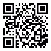 Black and white QR code on a white background.