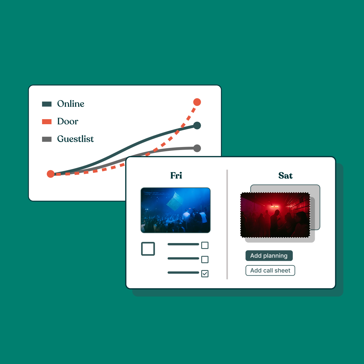 Dashboard mockup