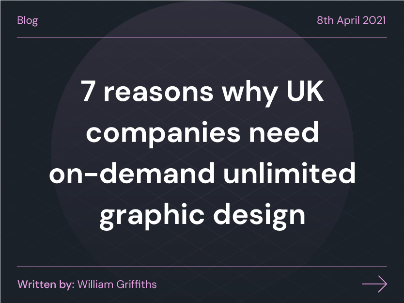 7 reasons why UK companies need on-demand unlimited graphic design