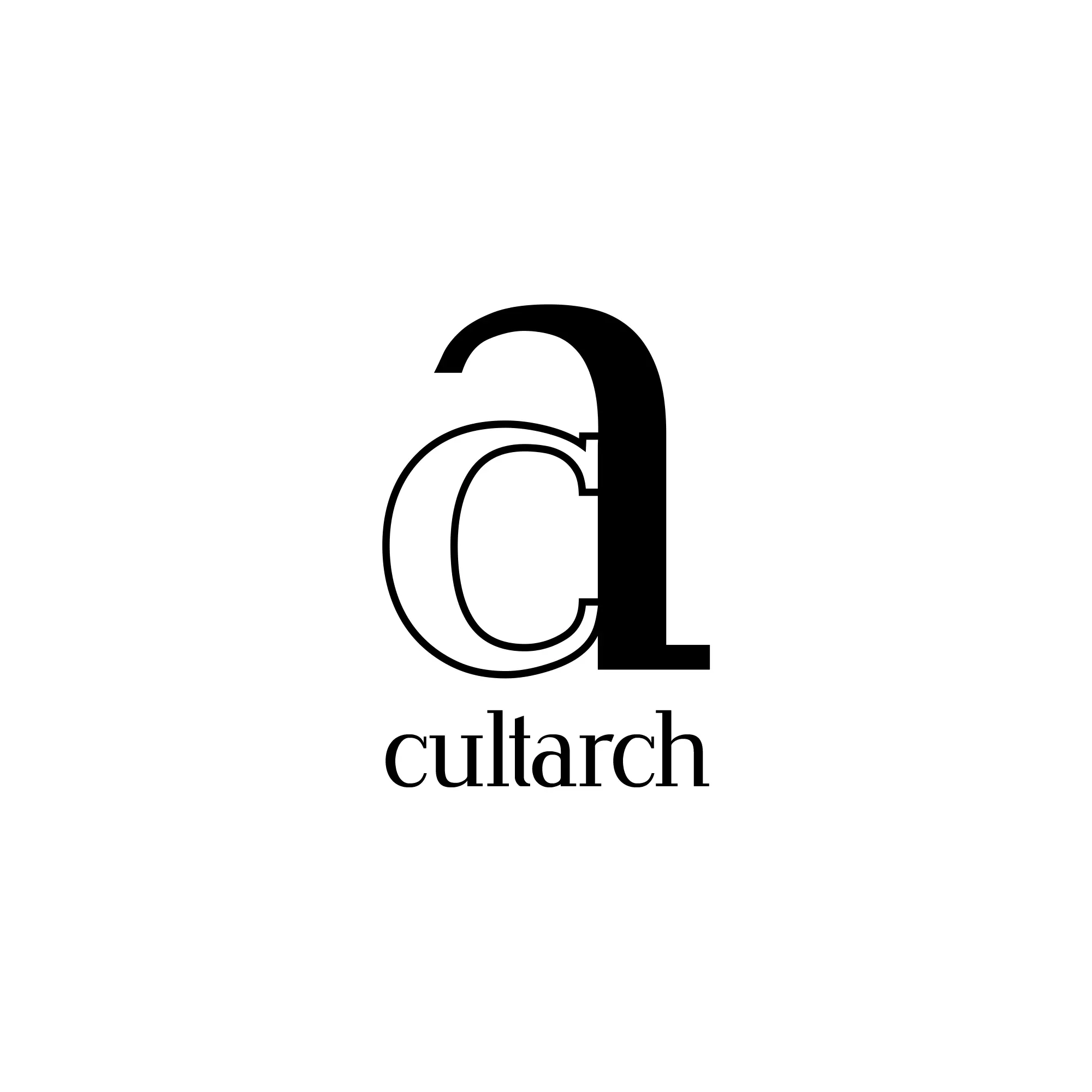 CultArch logo in black on white