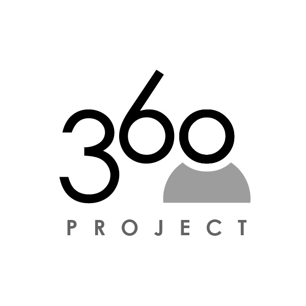 360 Project logo in black and grey on white