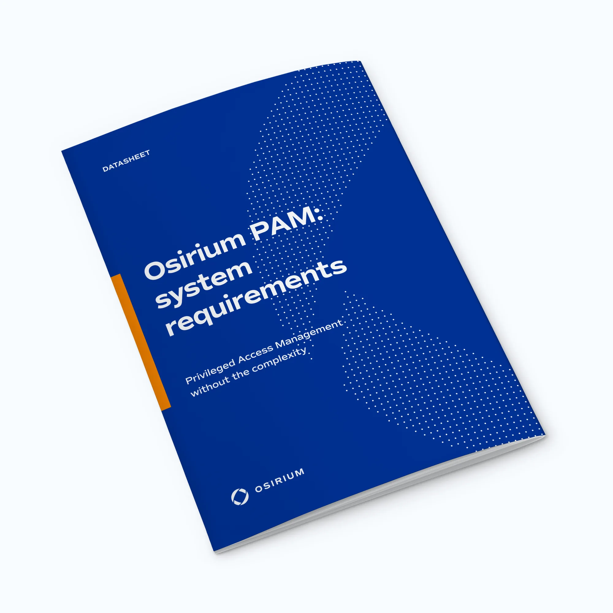 Datasheet cover: Osirium PAM system requirements