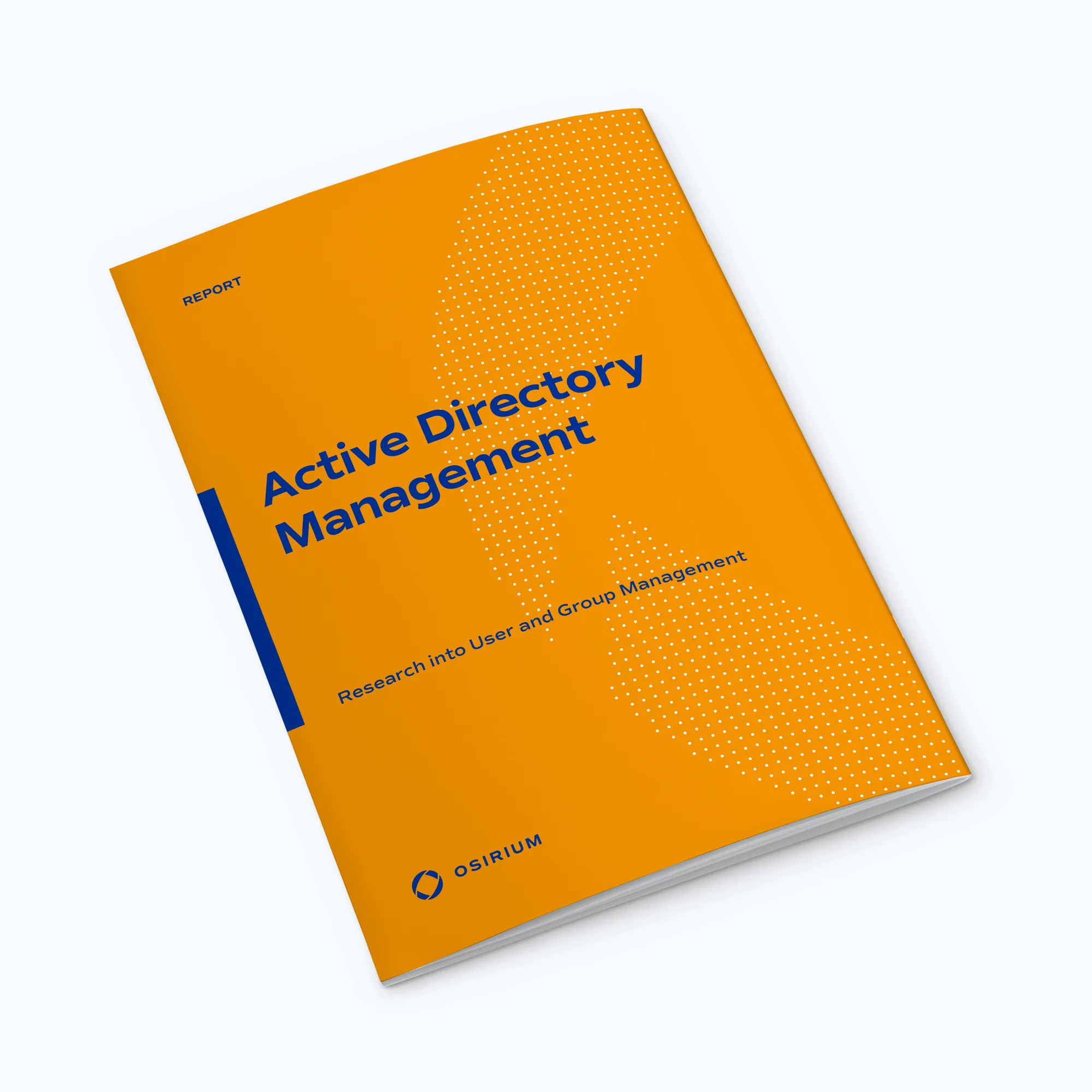 Report cover: Active Directory Management