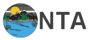 NTA logo featuring a sun, mountains, and water in a circle to the left of the letters NTA.