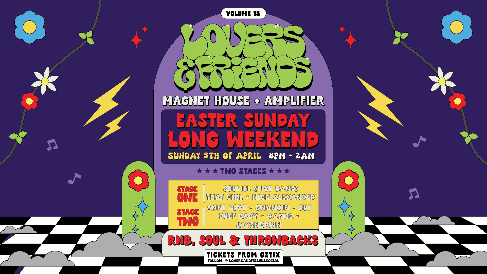 LOVERS & FRIENDS | EASTER SUNDAY LONG WEEKEND