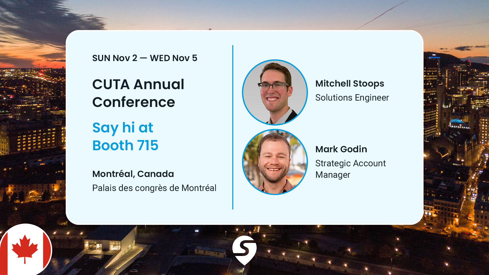 Photo with details of the CUTA Annual Conference and Transit Show