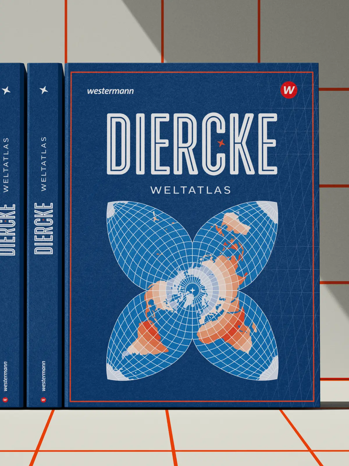 Cover-Design des neu gestalteten Diercke Weltatlas