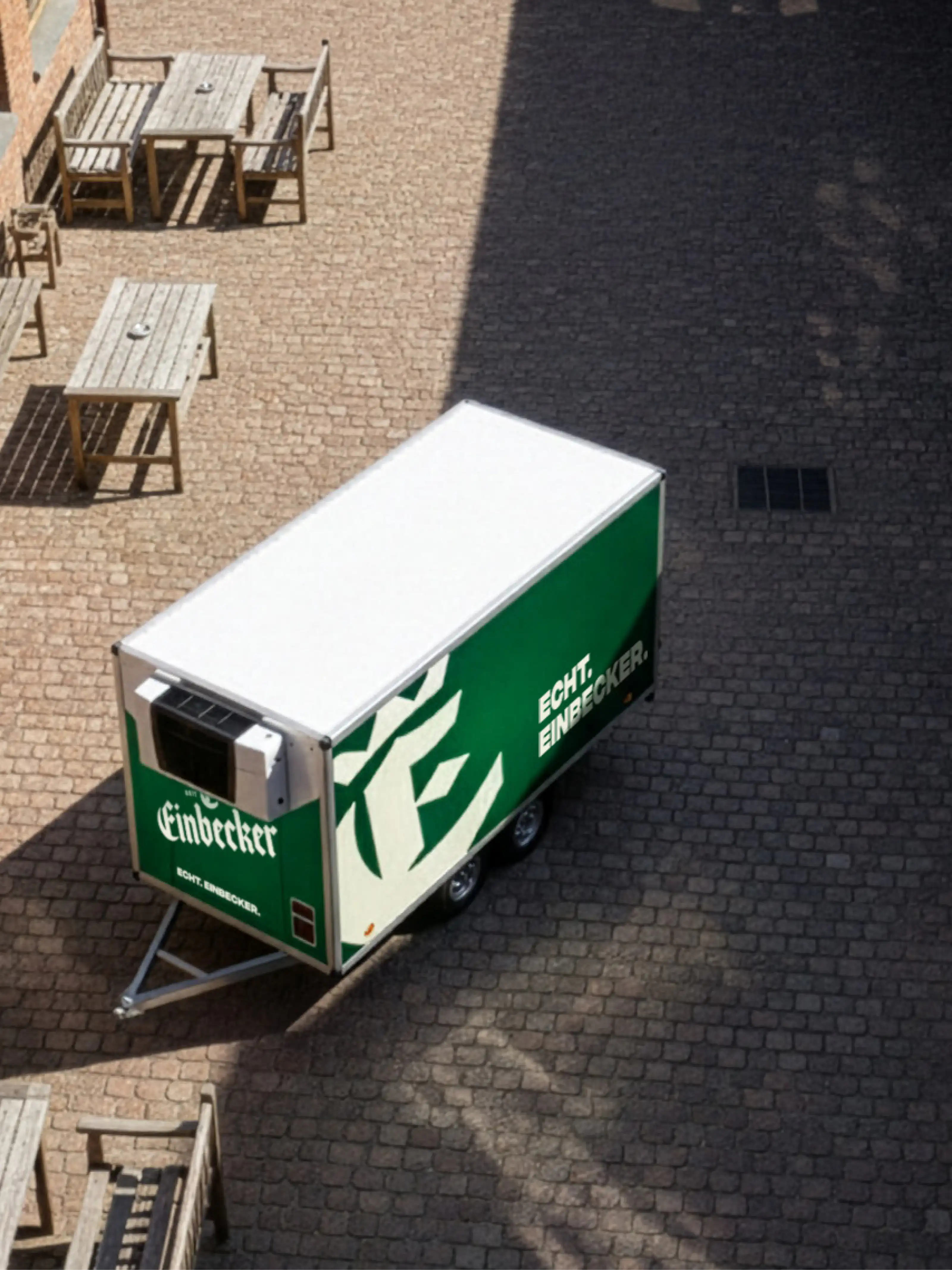 Branding auf Anhänger