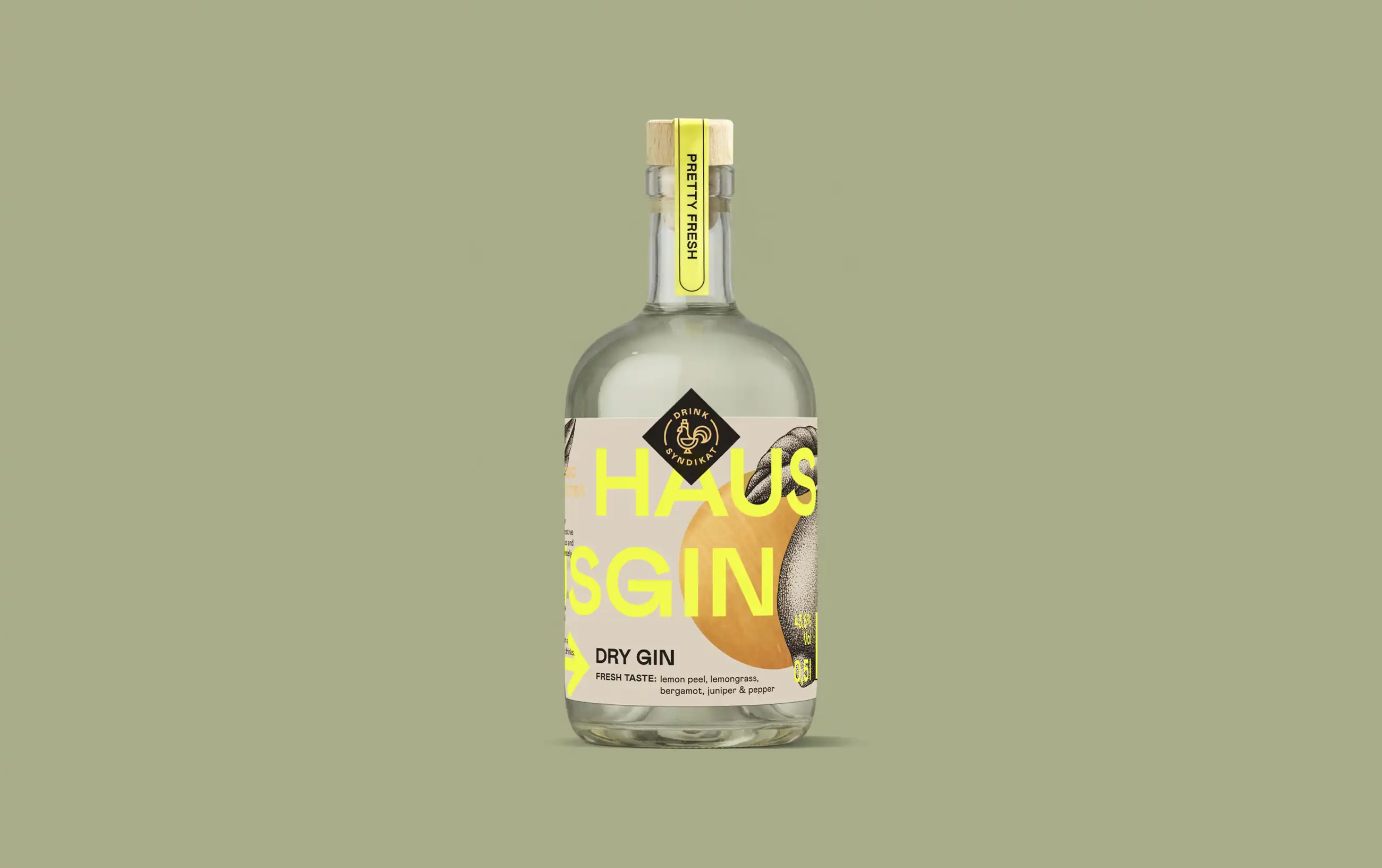 „Haus Gin“-Flasche