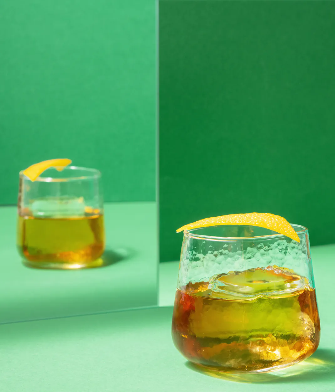 Studio-Fotografie eines Cocktailglases