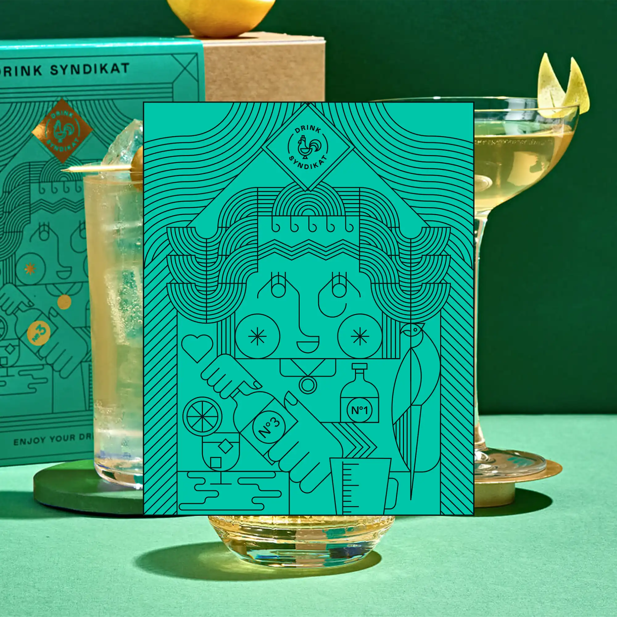 Geometrischer Illustrationsstil