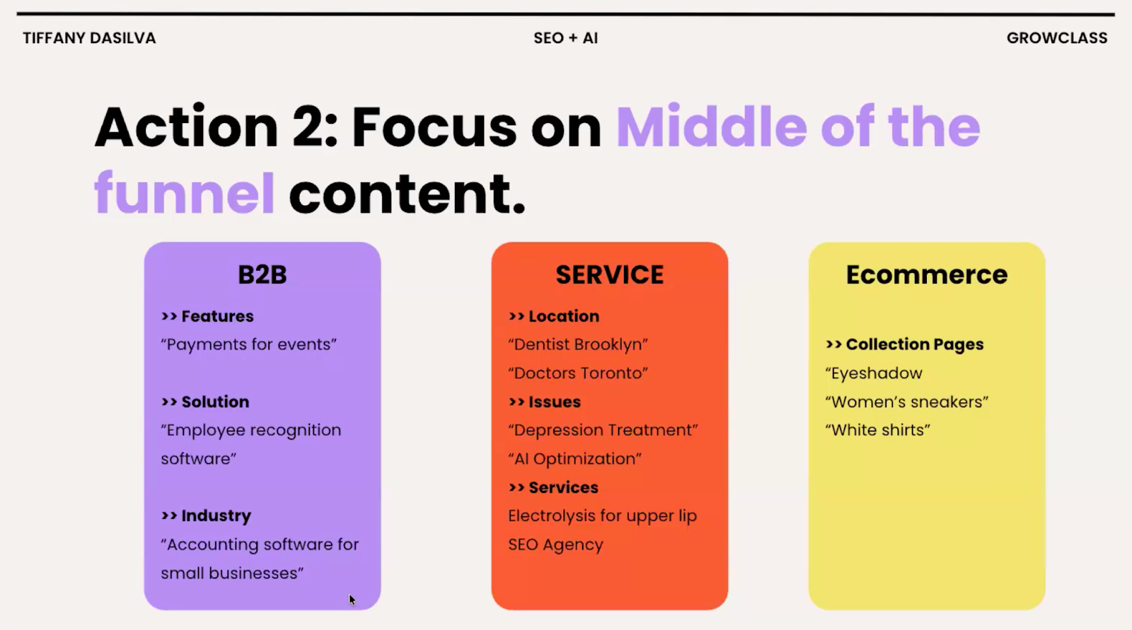 importance of focusing on middle of funnel content