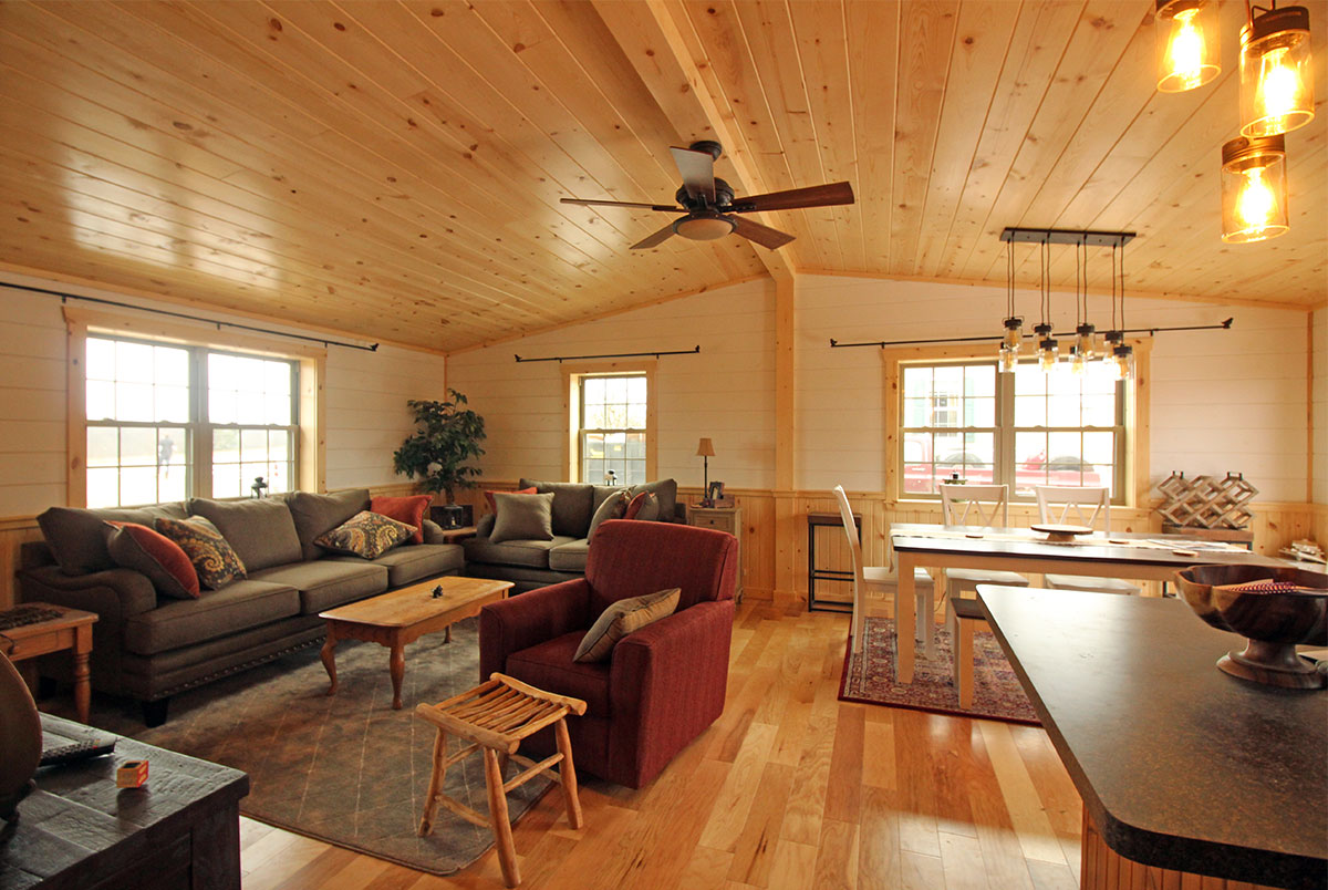 Valley View - Modular Log Home built by Buckhorn Builders in Millersburg, OH