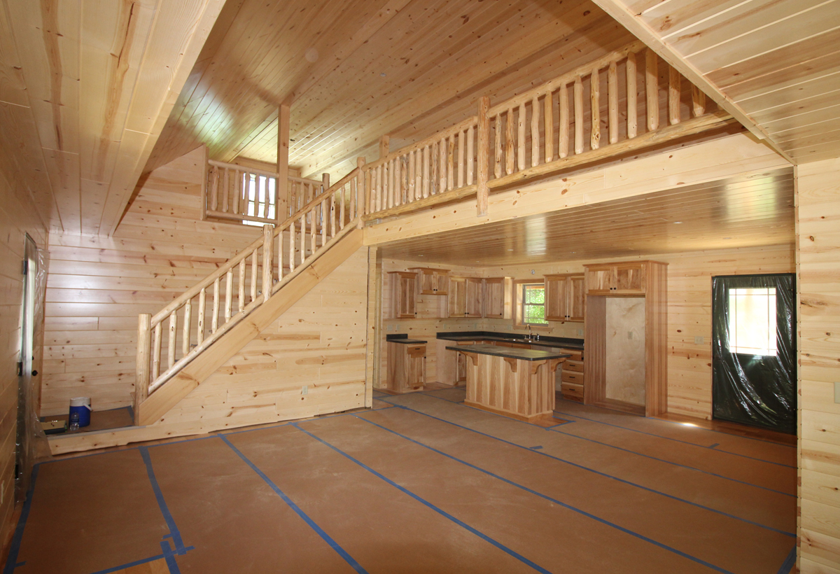 Timberline - Modular Log Home built by Buckhorn Builders in Millersburg, OH