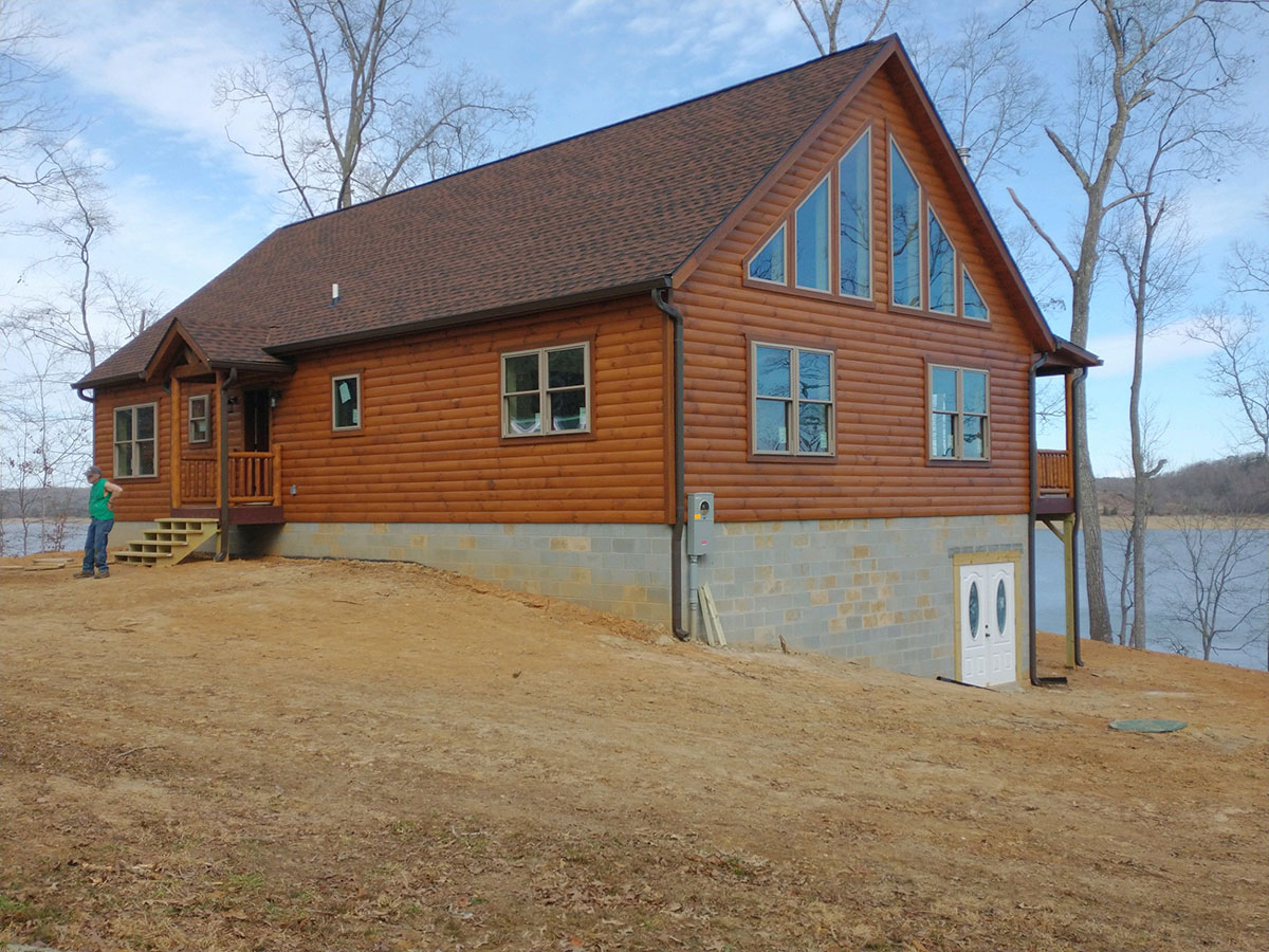 Glacier - Modular Log Home built by Buckhorn Builders in Millersburg, OH