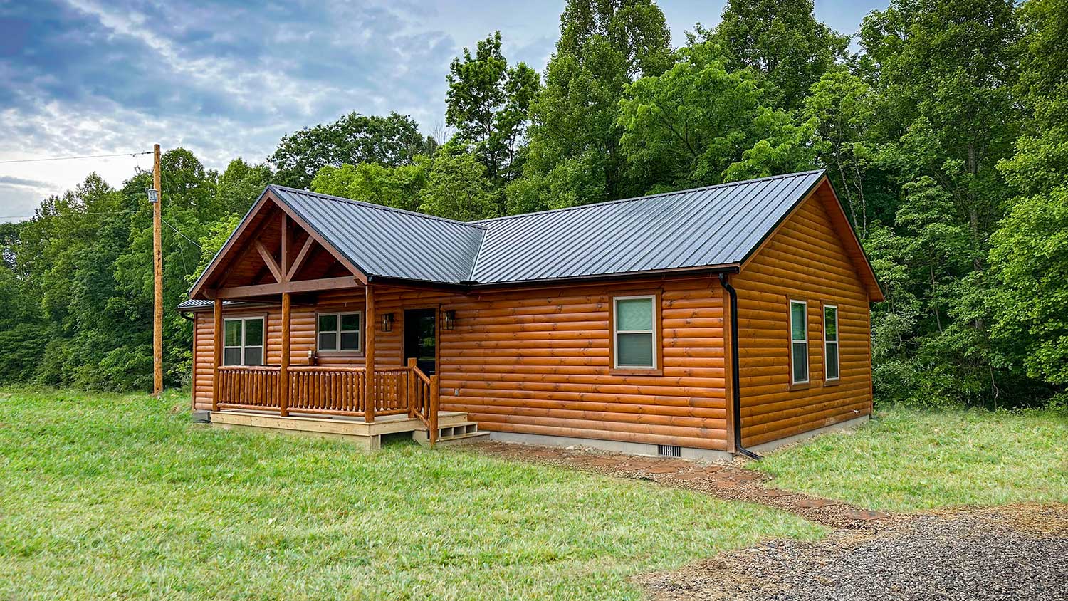 Valley View Modular Log Home