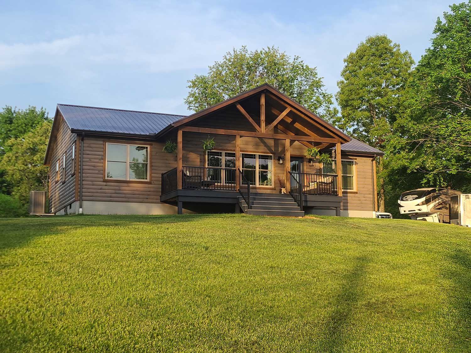Valley View Modular Log Home
