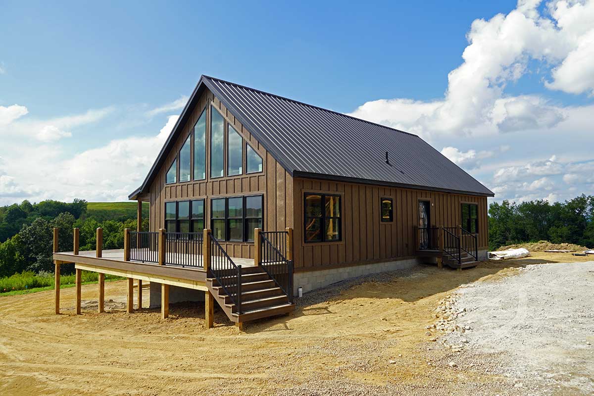 Glacier - Modular Log Home built by Buckhorn Builders in Millersburg, OH