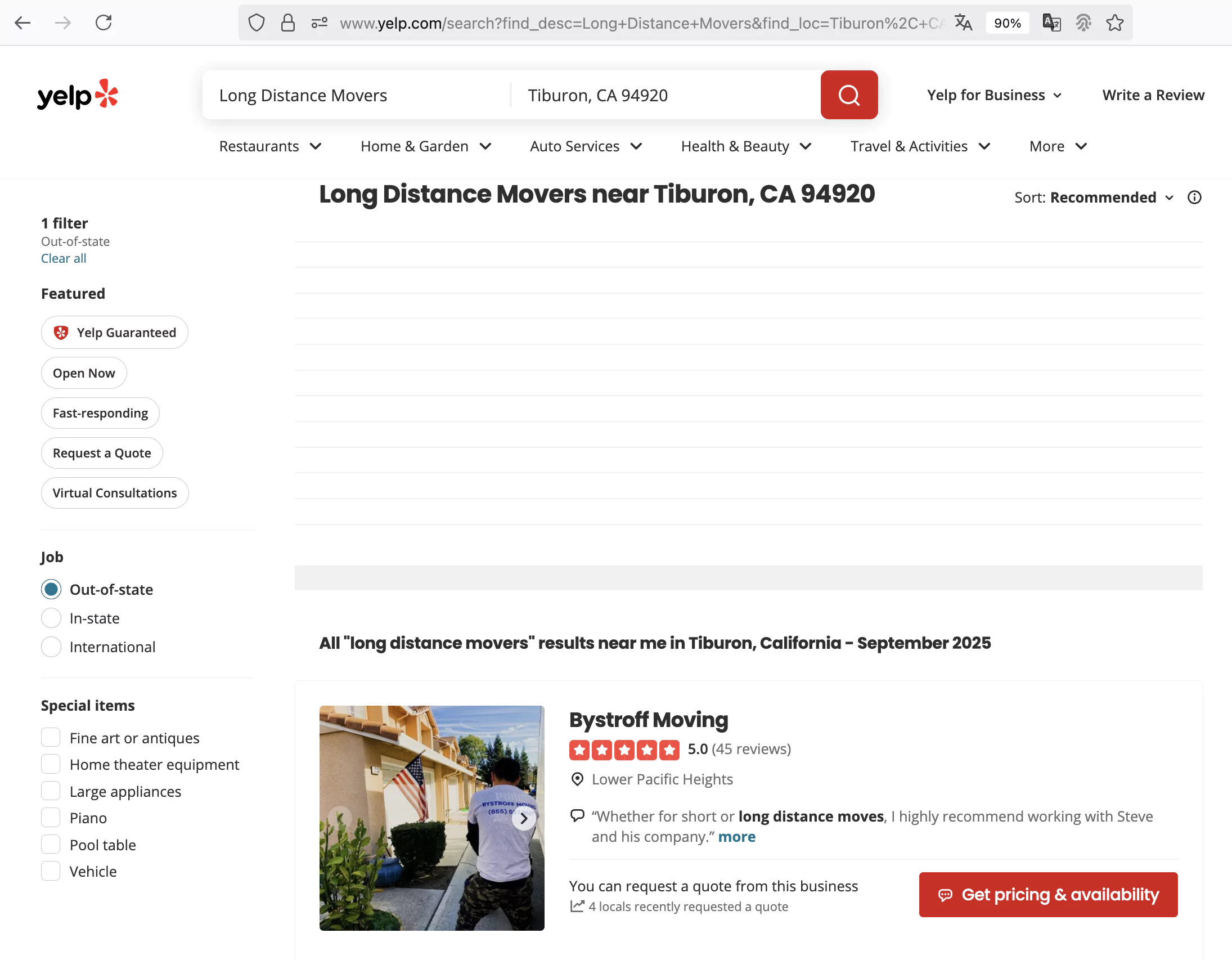 Tiburon - Yelp - Best Long Distance Movers nerby