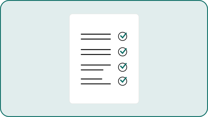 Illustration of a checklist