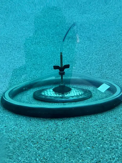 Pool light conduit and light niche leak testing with specialized equipment by Leak Tech LLC in Scottsdale AZ